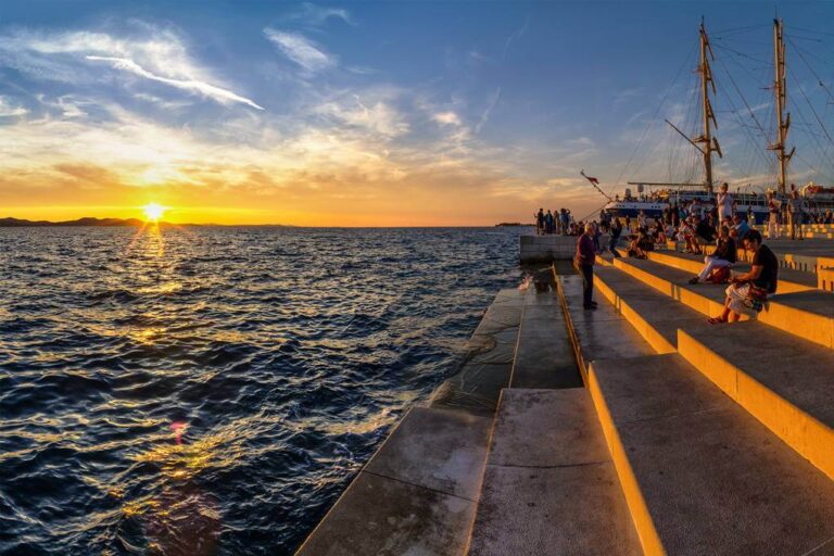 zadar sunset